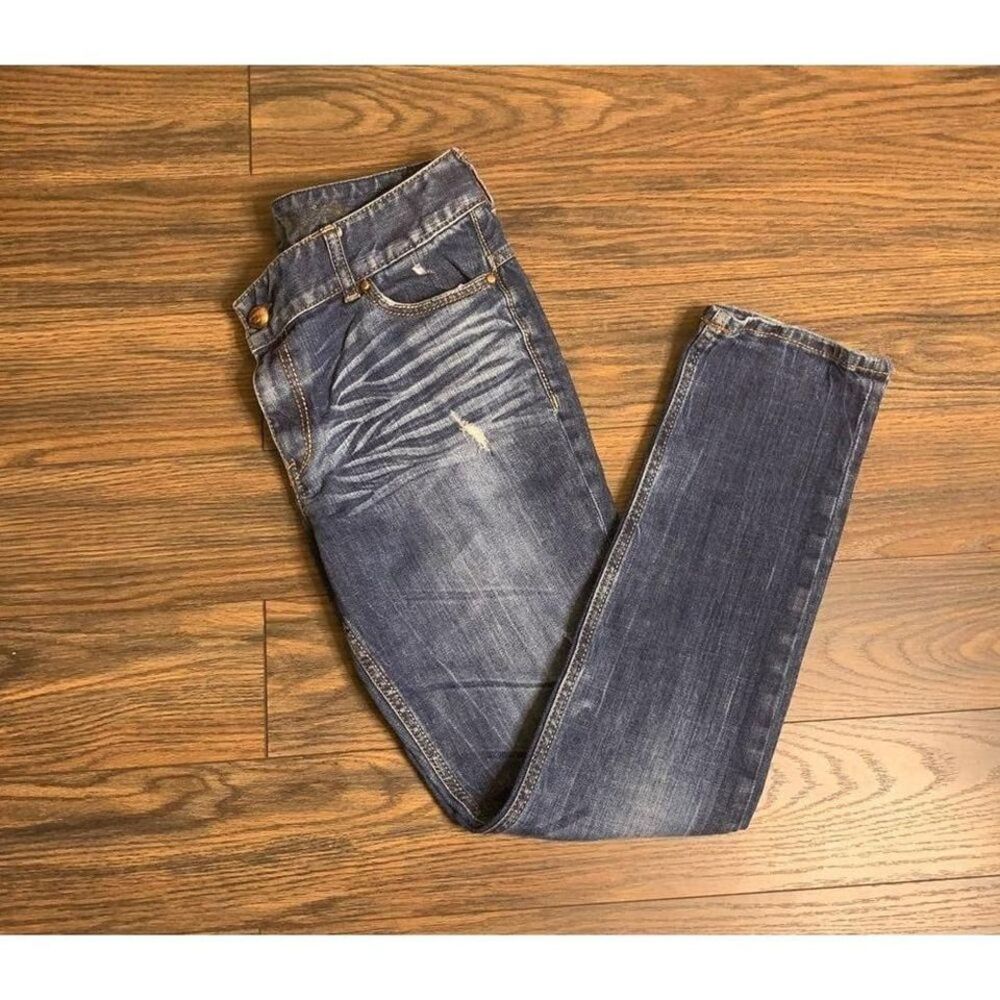 Express 1980 jeans size 8 distressed